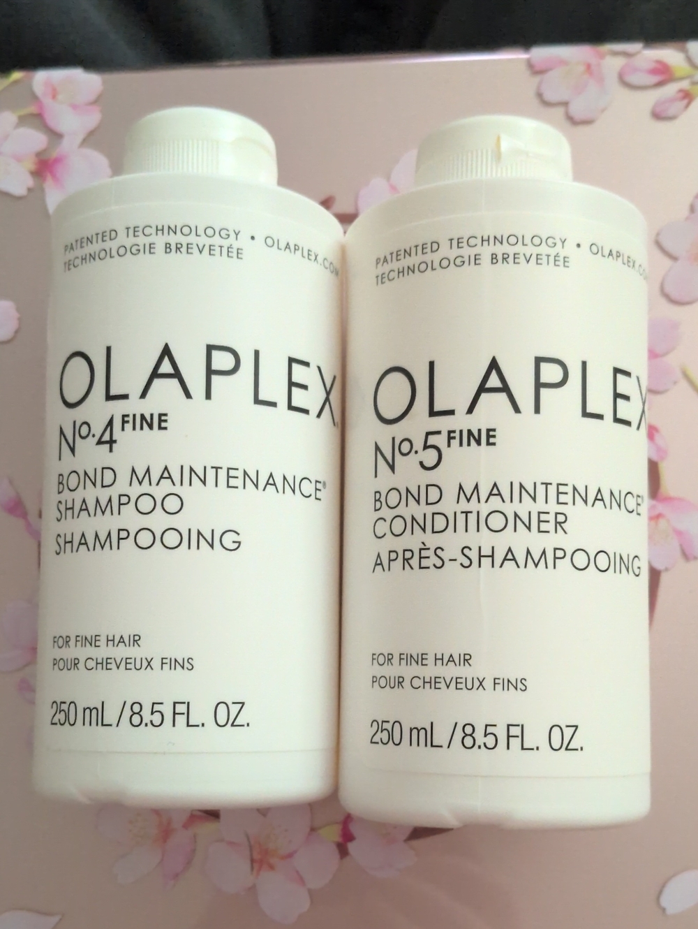 OLAPLEX No.4 & No.5 Fine Bond Maintenance Shampoo + Conditioner -